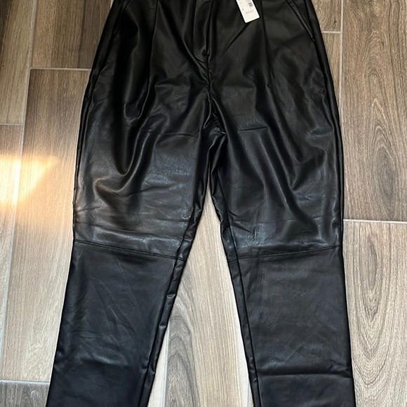 ***SOLD*** NWT Black Pleather Pants - Picture 8 of 8